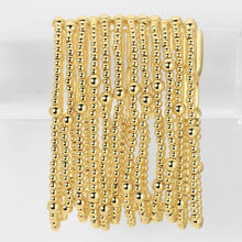 Load image into Gallery viewer, 3mm Bead With 5mm Accent Stretch Bracelet
