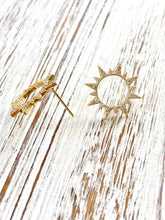 Load image into Gallery viewer, Sun Crystal Earrings
