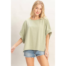 Load image into Gallery viewer, Oversized Elastic Cuff Top
