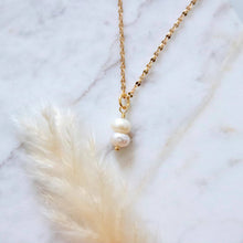 Load image into Gallery viewer, Double Pearl Necklace
