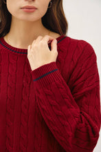 Load image into Gallery viewer, Liz Cable Knit Sweater
