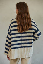 Load image into Gallery viewer, CANDY CLOUDY STRIPED CARDIGAN
