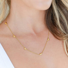 Load image into Gallery viewer, Multi-Heart Collar Necklace
