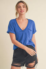 Load image into Gallery viewer, Zoie V-Neck Short Sleeve Top
