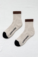 Load image into Gallery viewer, Color Block Girlfriend Socks : Black Coffee
