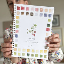 Load image into Gallery viewer, Fruit watercolor workbook
