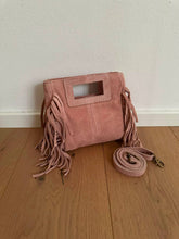 Load image into Gallery viewer, Zh leather Bags - LILLY MINI - suede: Dark Brown
