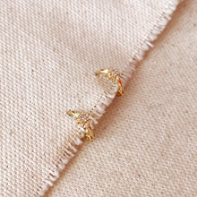 Load image into Gallery viewer, GoldFi - 18k Gold Filled Starburst Mini Clicker Hoop Earrings
