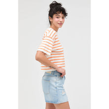Load image into Gallery viewer, Orange Stirpe Sweater Top
