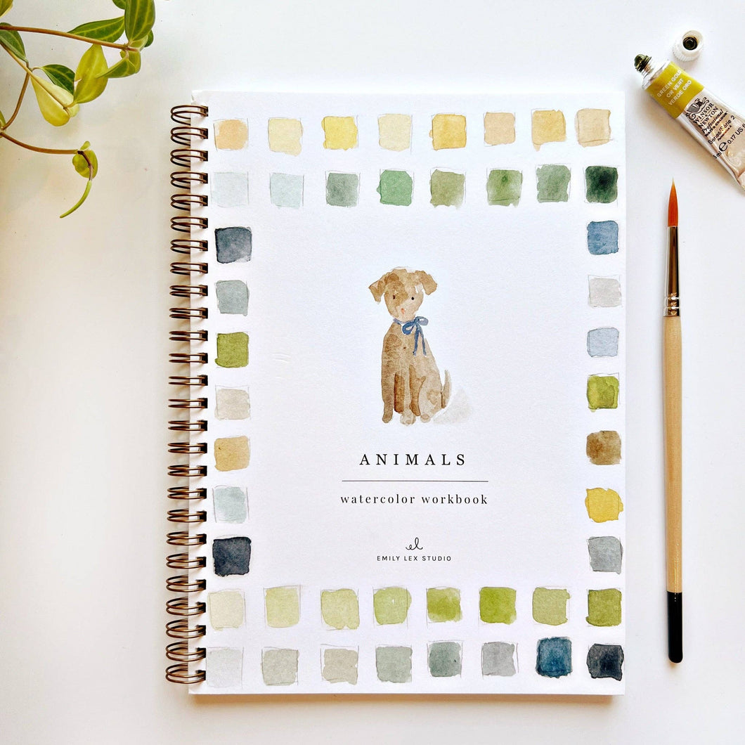 Animals Watercolor Book