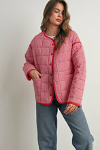 Load image into Gallery viewer, Buttoned Quilted Puffer Jacket
