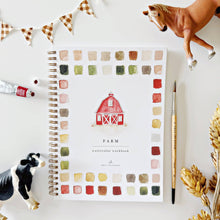 Load image into Gallery viewer, Farm watercolor workbook
