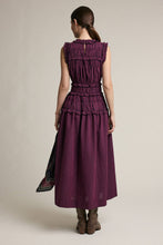 Load image into Gallery viewer, Smocked Ruffle Plaid Maxi Dress
