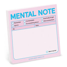 Load image into Gallery viewer, Mental Note Sticky Notes
