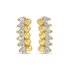 Load image into Gallery viewer, Delicate Dots &amp; Cz Studs On Velvet Gift Tag
