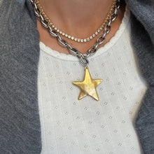 Load image into Gallery viewer, Bracha Star Shine Necklace Two Tone
