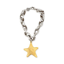 Load image into Gallery viewer, Bracha Star Shine Two Tone Bracelet

