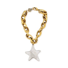 Load image into Gallery viewer, Bracha Star Shine Two Tone Bracelet
