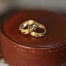 Load image into Gallery viewer, Dainty Gold Star Huggie Hoop Earrings
