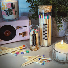 Load image into Gallery viewer, Thankful Greetings - 2&quot; Matches + Mini Cloche - Colors of Your Choice + Strikers: Black Tip
