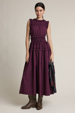 Load image into Gallery viewer, Smocked Ruffle Plaid Maxi Dress
