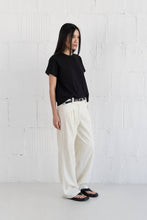 Load image into Gallery viewer, MOD REF - The Lanie Top | Everyday Cotton T-Shirt: BUTTER / SMALL
