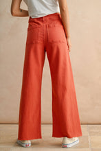 Load image into Gallery viewer, MIOU MUSE - MMP623   STRAIGHT WIDE LEG DENIM PANTS: MATCHA / L
