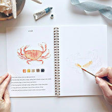 Load image into Gallery viewer, Seaside watercolor book
