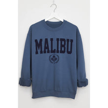 Load image into Gallery viewer, Illustrated Society - MALIBU PICKLEBALL VINTAGE GRAPHIC OVERSIZES SWEATSHIRTS: NAVY / OM
