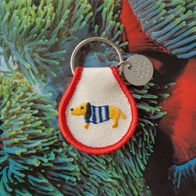 Load image into Gallery viewer, Patch Keychain - Sweater Dog
