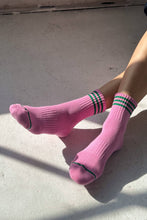 Load image into Gallery viewer, Girlfriend Socks- Rose Pink
