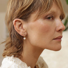 Load image into Gallery viewer, Amano Studio - Starburst Stud Earrings: Pearl
