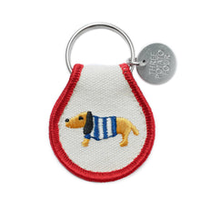 Load image into Gallery viewer, Patch Keychain - Sweater Dog
