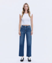 Load image into Gallery viewer, FLYING MONKEY - HIGH RISE TROUSER PRESS WIDE LEG JEANS F6327: RATIONAL / 29
