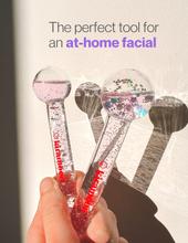 Load image into Gallery viewer, Moon Globes Glittery Facial Ice Rollers
