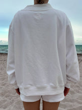 Load image into Gallery viewer, Sunkissed Coconut - White American Flag Dog Mockneck Sweatshirt 100% Cotton: White / Large
