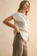 Load image into Gallery viewer, Opal Cap Sleeve Blouse

