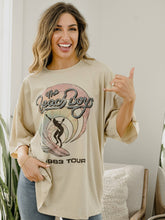 Load image into Gallery viewer, LivyLu - The Beach Boys Tie Dye Classic Off White One Size Tee: ONE SIZE
