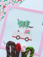 Load image into Gallery viewer, Christmas Car Needlepoint
