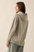 Load image into Gallery viewer, Vintage Canvas - London French Terry Graphic Hoodie: HEATHER GREY / L
