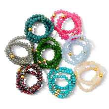 Load image into Gallery viewer, Splendid Iris - Stretch Crystal Ring - Assorted: Pack 2
