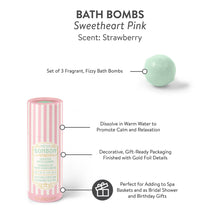 Load image into Gallery viewer, Petit Bonbon Sweetheart Pink Bath Bombs
