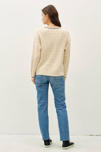 Load image into Gallery viewer, Liz Cable Knit Sweater
