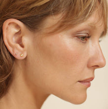 Load image into Gallery viewer, Amano Studio - Starburst Stud Earrings: Pearl
