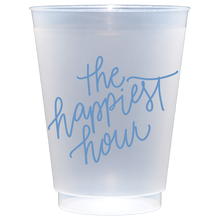 Load image into Gallery viewer, The Happiest Hour  Frosted Acrylic Cup
