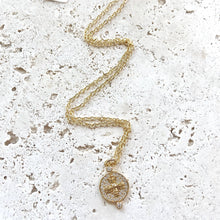 Load image into Gallery viewer, Bee Coin Gold Necklace
