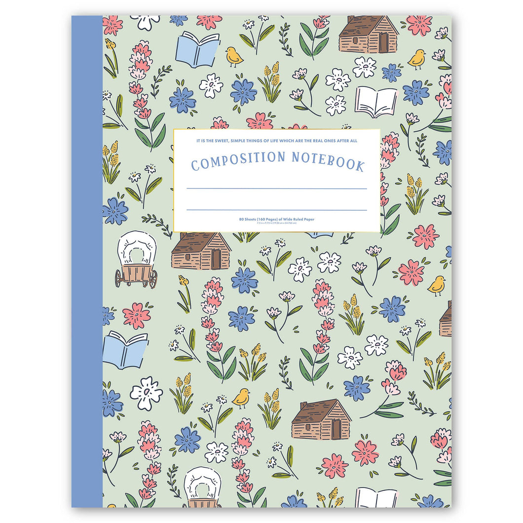 Little House On The Prairie Composition Notebook