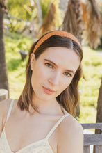 Load image into Gallery viewer, Cognac Woven Headband
