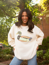 Load image into Gallery viewer, Mallard Duck Patchwork Sweatshirt
