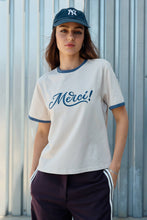 Load image into Gallery viewer, Merci Embroidered Tee
